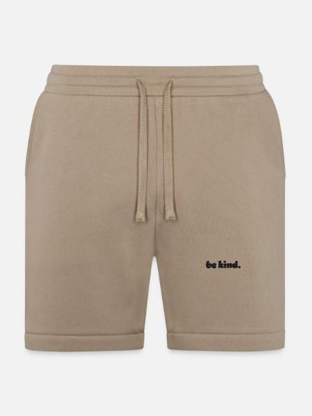 Be kind embroidered - Bella + Canvas Unisex Short - tan