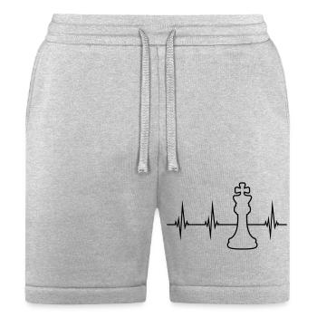 Pulse chess king - Bella + Canvas Unisex Short - heather gray - Front