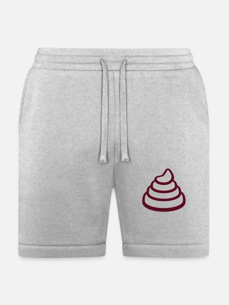 Disgusting big poop pile - Bella + Canvas Unisex Short - heather gray