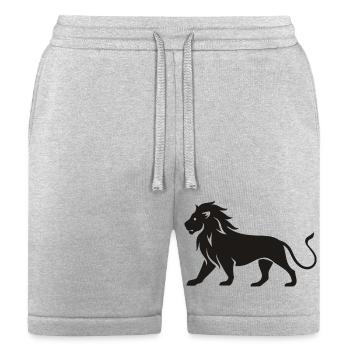 Leo Lion Astrological Symbol Zodiac Sign - Bella + Canvas Unisex Short - heather gray - Front