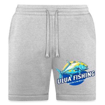 Bait Life Is The Best Life, Ulua Fishing Funny - Bella + Canvas Unisex Short - heather gray - Front