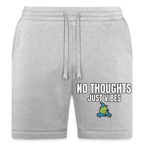 No Thoughts Just Vibes Funny Frog Shirt - Bella + Canvas Unisex Short