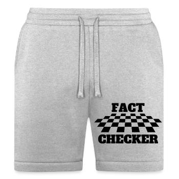 FACT CHECKER - Bella + Canvas Unisex Short - heather gray - Front