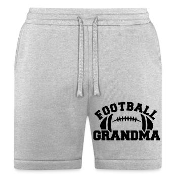Football Grandma - Bella + Canvas Unisex Short - heather gray - Front