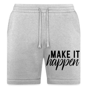 Make It Happen - Bella + Canvas Unisex Short - heather gray - Front