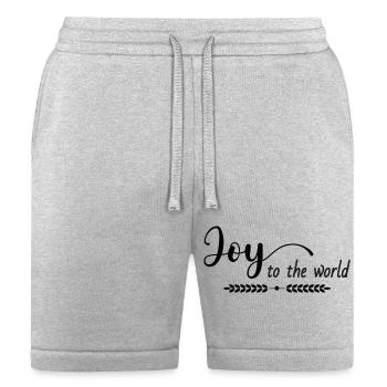 Joy to the world 01 - Bella + Canvas Unisex Short - heather gray - Front