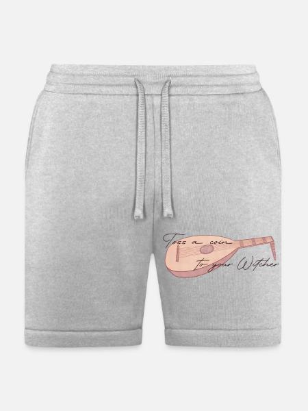 Toss A Coin - Bella + Canvas Unisex Short - heather gray