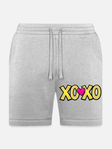 XOXO - Bella + Canvas Unisex Short - heather gray