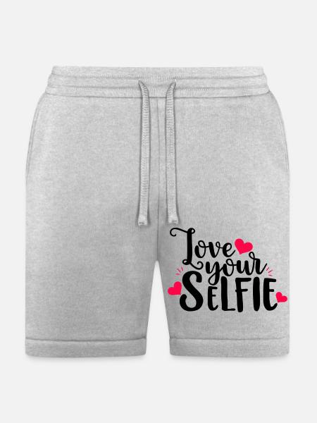 Love Your Selfie - Bella + Canvas Unisex Short - heather gray