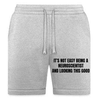 Neuroscientist and STEM Students Gift - Bella + Canvas Unisex Short - heather gray - Front