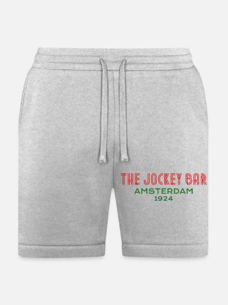 The Jockey Bar, Amsterdam - Bella + Canvas Unisex Short - heather gray