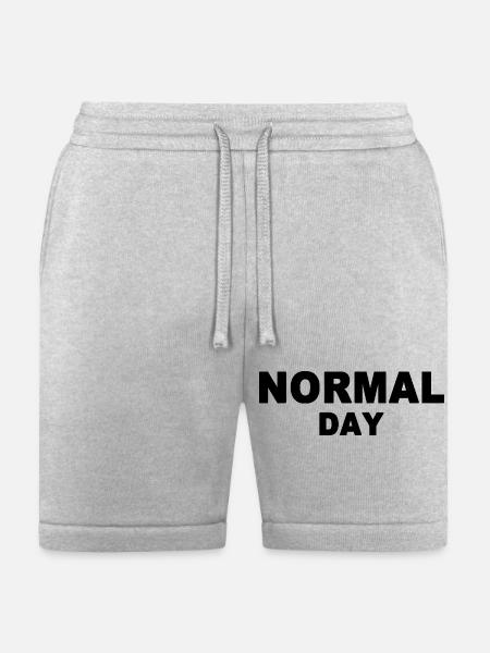normal day - Bella + Canvas Unisex Short - heather gray