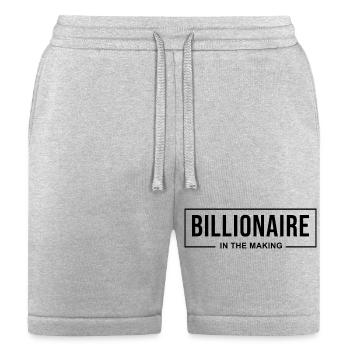 Billionaire In The Making - Bella + Canvas Unisex Short - heather gray - Front