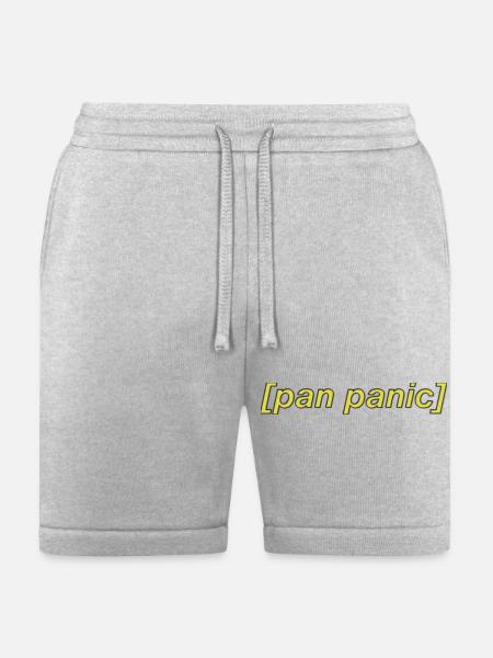 Pan Panic Subtitles - Bella + Canvas Unisex Short - heather gray
