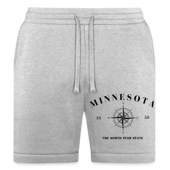State of Minnesota - Bella + Canvas Unisex Short - heather gray - Front