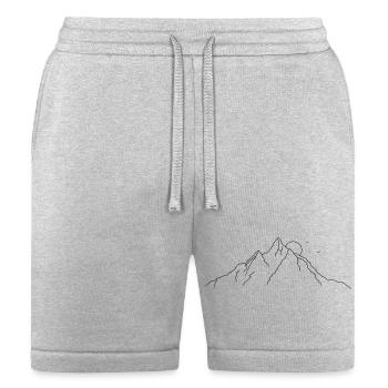mountain - Bella + Canvas Unisex Short - heather gray - Front