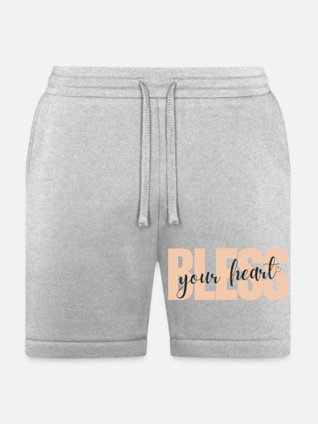 Bless your heart - Bella + Canvas Unisex Short - heather gray