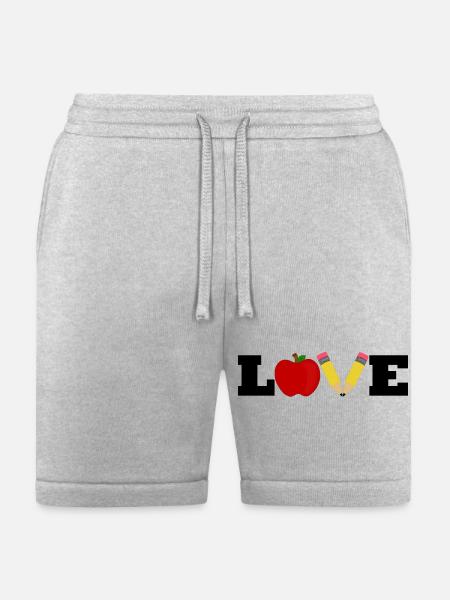 LOVE - School - Bella + Canvas Unisex Short - heather gray