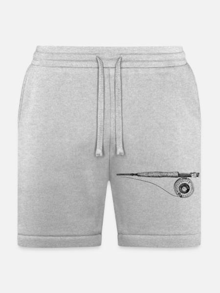 Fishing rod - Bella + Canvas Unisex Short - heather gray