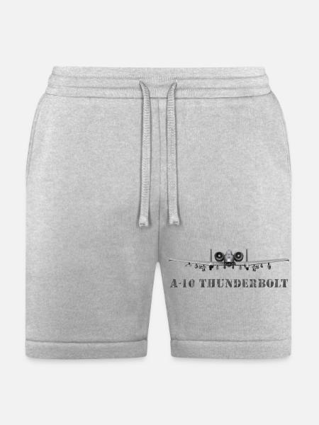 A10 Thunderbolt Frontline Print - Bella + Canvas Unisex Short - heather gray