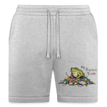 My Precious Trash - Raccoon Energy Frog - Bella + Canvas Unisex Short - heather gray - Front