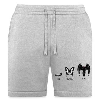 Mothman, Give Yourself Time Metamorphosis - Bella + Canvas Unisex Short - heather gray - Front