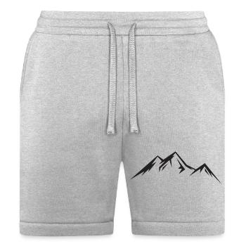 Mountains - Bella + Canvas Unisex Short - heather gray - Front