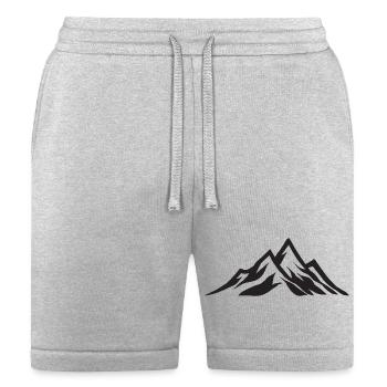 Mountains - Bella + Canvas Unisex Short - heather gray - Front