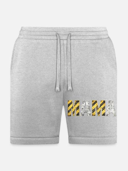Industrial Hazard Mama Letters - Bella + Canvas Unisex Short - heather gray