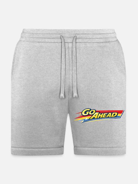 Go Ahead - Bella + Canvas Unisex Short - heather gray