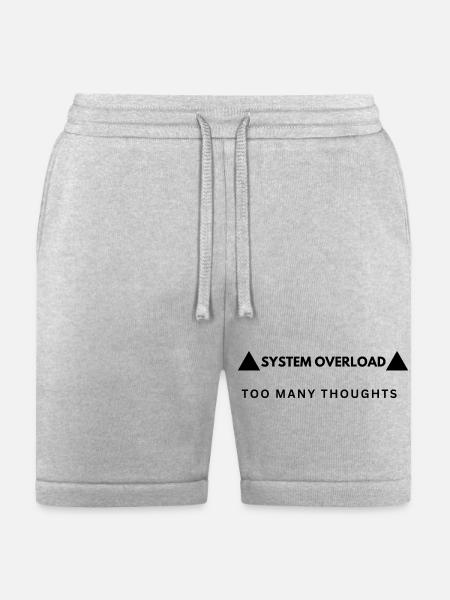 System Overload Aesthetic Streetwear - Bella + Canvas Unisex Short - heather gray