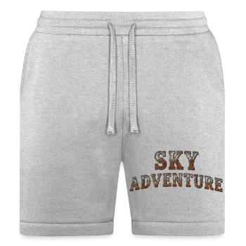 Sky Adventure Rusted Metal - Bella + Canvas Unisex Short - heather gray - Front