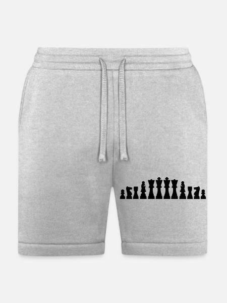 Chess - Bella + Canvas Unisex Short - heather gray