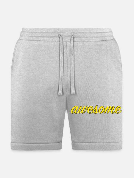Awesome - Bella + Canvas Unisex Short - heather gray