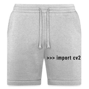 OpenCV "import cv2" - Bella + Canvas Unisex Short - heather gray - Front