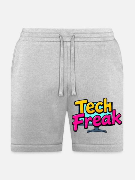 Tech Freak - Bella + Canvas Unisex Short - heather gray