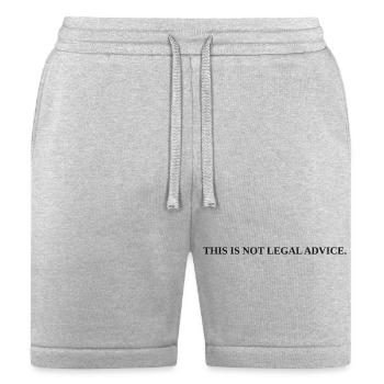 This Is Not Legal Advice – Funny Lawyer - Bella + Canvas Unisex Short - heather gray - Front