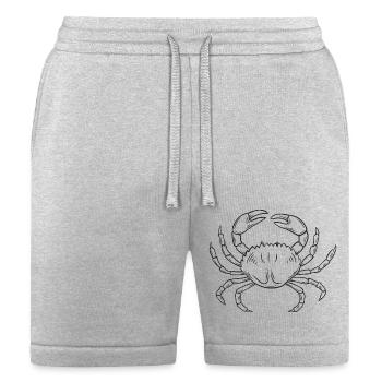 Cool and trendy crab images - Bella + Canvas Unisex Short - heather gray - Front