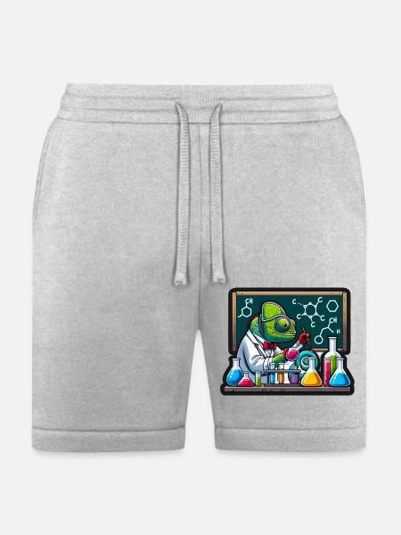 Chemical Chameleon - Bella + Canvas Unisex Short - heather gray