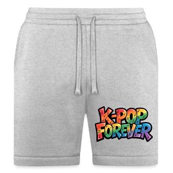 Kpop Forever Graffiti - Bella + Canvas Unisex Short - heather gray - Front