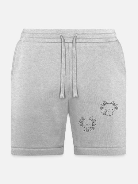 salamander - Bella + Canvas Unisex Short - heather gray