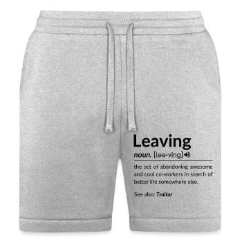 Going away Gift for Coworker - Bella + Canvas Unisex Short - heather gray - Front