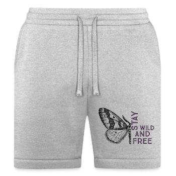 Stay wild and free - Bella + Canvas Unisex Short - heather gray - Front