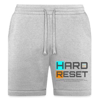 Hard Reset - A mindset shift for the grinders - Bella + Canvas Unisex Short - heather gray - Front