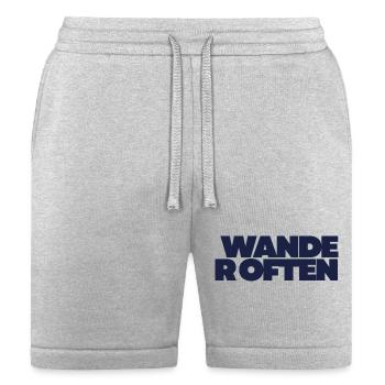 Wanderotten Bold Typography - Bella + Canvas Unisex Short - heather gray - Front