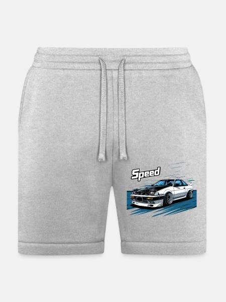 Toyota AE86 - Bella + Canvas Unisex Short - heather gray