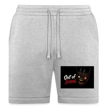 Out of Signal - Horror Router Tech Art Print - Bella + Canvas Unisex Short - heather gray - Front