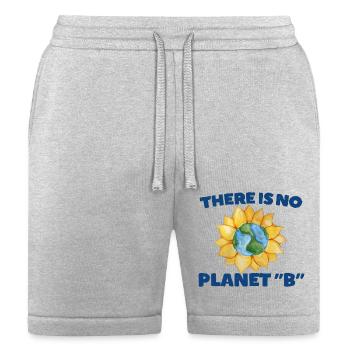 There Is No Planet B - Bella + Canvas Unisex Short - heather gray - Front