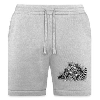 Fighting tigers - Bella + Canvas Unisex Short - heather gray - Front