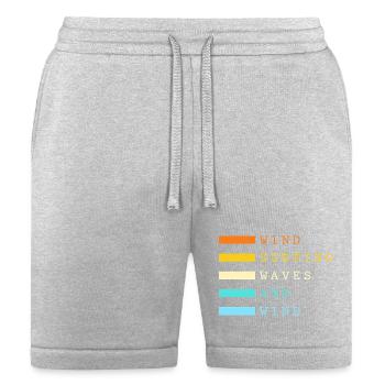 Windsurfing Wind Surf Water Sports - Bella + Canvas Unisex Short - heather gray - Front